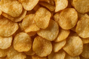 homemade kettle style potato chips