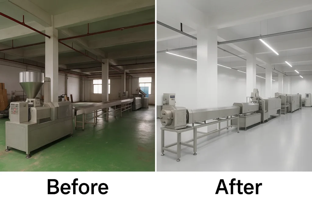 line-upgrade-before-after