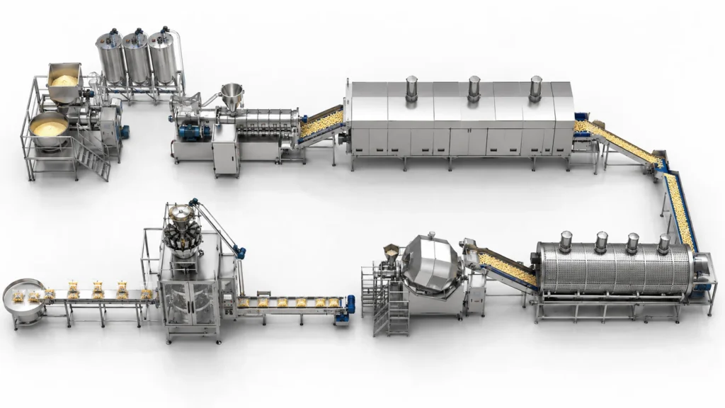 Snack Rework Line How to Improve Snack Flavor with Proper Drying and Seasoning Systems