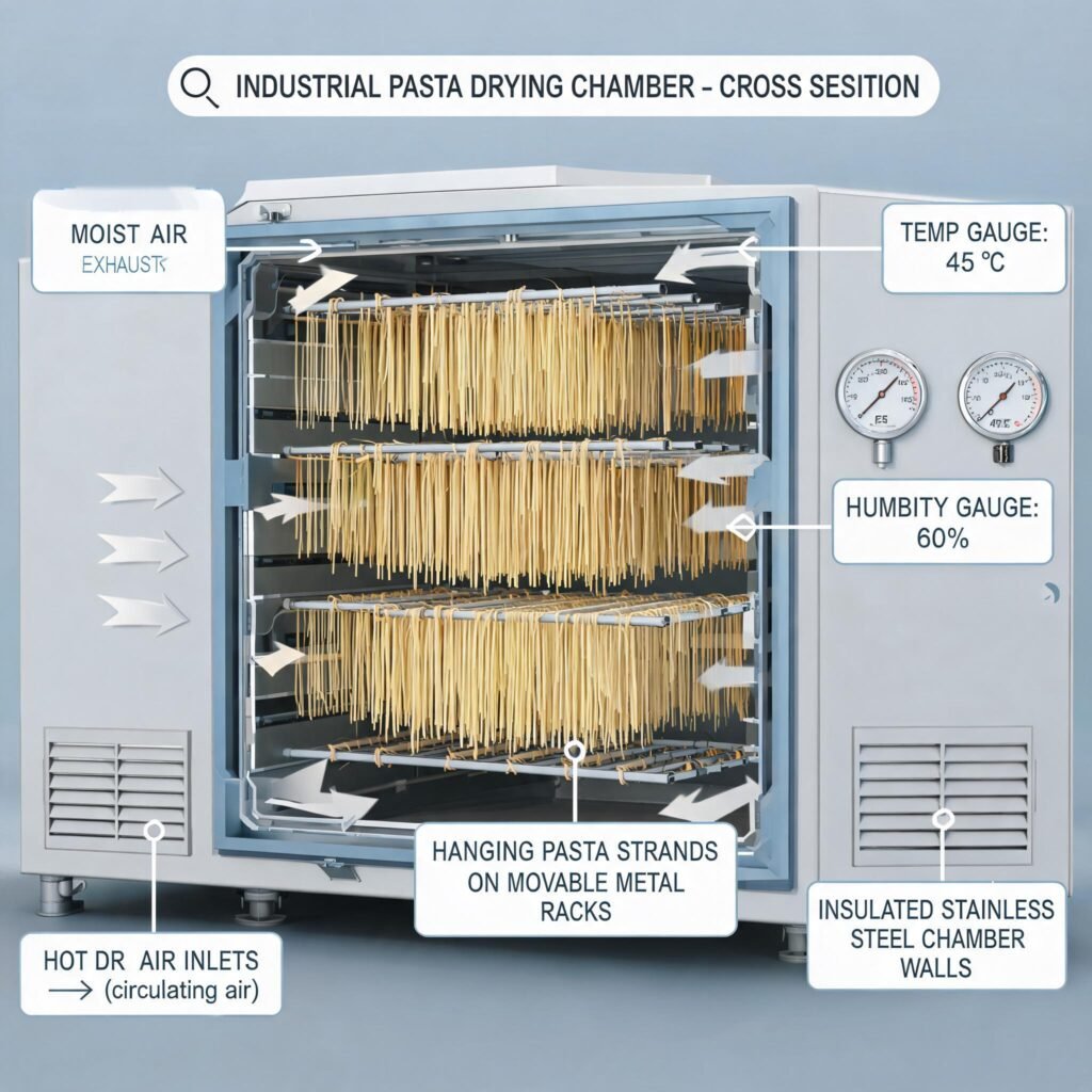 industrial-pasta-drying-chamber-cross-section