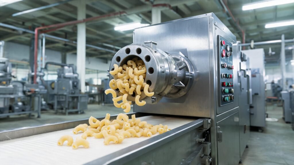 industrial-pasta-extruder-producing-macaroni-shapes-in-a-factory-setting