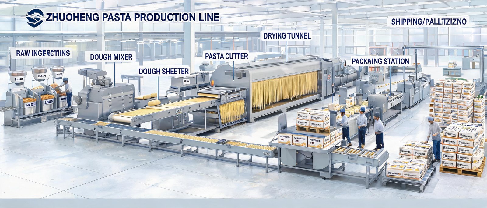 panoramic-view-of-complete-zhuoheng-pasta-production-line